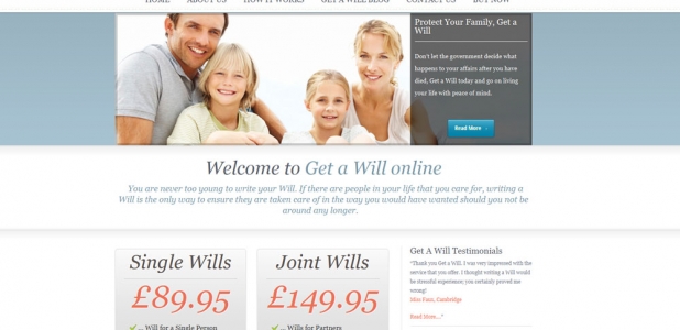 GET A WILL by BOLTON WEB DESIGNERS